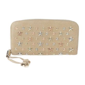 Jimmy Choo London Canvas Coin Purse/Coin Case (Pre-Owned)