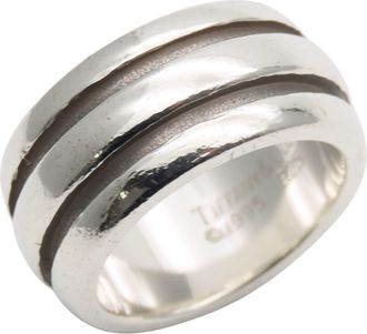 Tiffany & Co. Silver Silver 925 Band Ring (Pre-Owned)