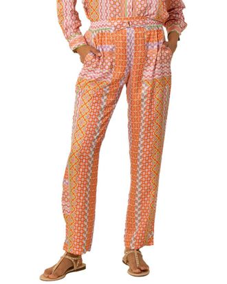 Hale Bob Rhea Silk-Blend Pant