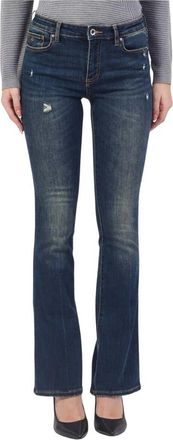 A|X Armani Exchange Slim Fit Denim Jeans Donkere Wassing - Dames - Bootcut Jeans - Blauw - W27 - Denim - Jeans