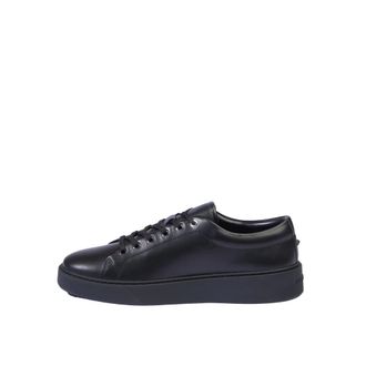 Karl Lagerfeld Sneakers, male, Black, Size: 10 US Flint Lace Lo Lthr