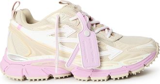 Off-white Womens Off White Be Right Back Retro Inspired Comfort Sneakers in Beige/Lilac - Purple - Size UK 7