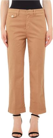 Liu Jo Chino Broek met Patroondetail - Dames - Chinos - Bruin - W32 - Broeken