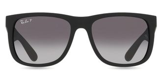 Ray-Ban RB4165 Justin Polarized 622/T3 Mens Sunglasses Black Size 55