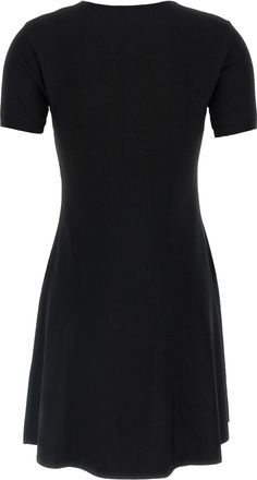 Valentino Garavani Womens Black Viscose Short Dress