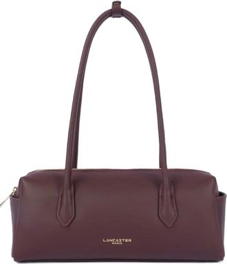 Lancaster Donna Cube Trotter Bag - Dames - Schoudertassen - Paars - ONE Size - Leer - Tassen