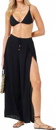 L*Space Cali Split Leg Pants In Black