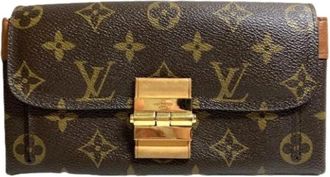 Louis Vuitton Pre-owned Wallets, female, Brown, Size: ONE SIZE Pre-owned Vintage Canvas Wallet (Bi-fold)