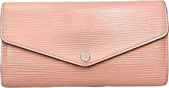 Louis Vuitton Epi Pink Leather Long Wallet (Bi-Fold) (Pre-Owned)