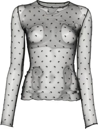Marine Serre Moon-print T-shirt