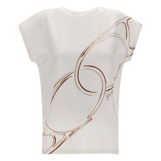 Herno Dames, Tops, Wit, Maat: L Jersey