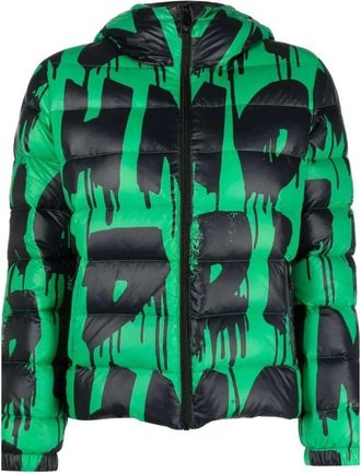 John Richmond Donzen Jas - Dames - Gewatteerde jassen - Groen - XS - Nylon - Jassen