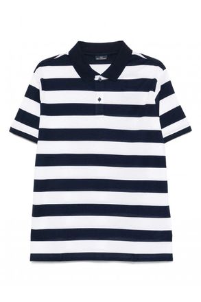 Paul & Shark Double cotton Striped polo shirt Size: 3XL, colour: N