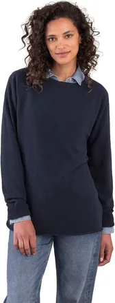 Celtic & Co. Geelong Slouch Crew Sweater in Dark Navy at Nordstrom, Size Large