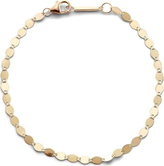 Lana Jewelry Nude Chain Anklet in Yellow at Nordstrom, Size 9