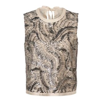 Julie Fagerholt - Heartmade Tanea Top - - Tops - Donna - Beige - M