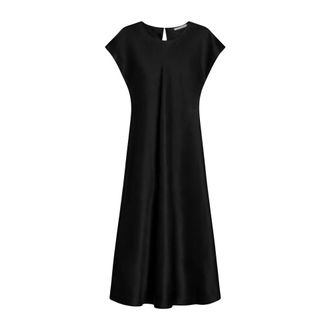 Pennyblack Maxi Dresses, female, Black, M, Double Satin Dress