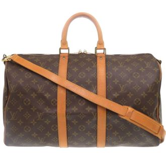 Louis Vuitton Brown Monogram Monogram Boston Bag (Pre-Owned)