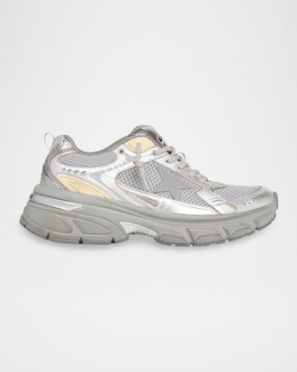 Golden Goose Men & apos;s Lightstar Mesh and Leather Runner Sneakers