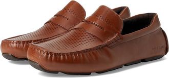 Cole Haan Grand Laser Penny Driver Mens Shoes British Tan/Java : 10.5 D - Medium, Leather
