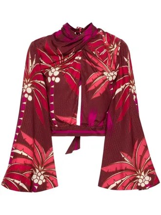 Johanna Ortiz Great Improvisation top - Red