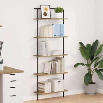 vidaXL vidaXL Libreria rovere artigianale 60 x 24 x 168 cm Legno multistrato