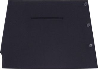 Courrèges Oblique tailored mini skirt - Black