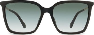 Jimmy Choo Eyewear Totta sunglasses - women - Acetate/Metal (Other) - One Size - Black