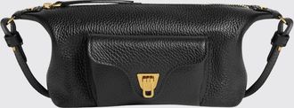 Coccinelle Mini borsa a spalla Beat Generation in pelle martellata con fibbia