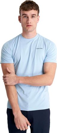 Calvin Klein Mens Newport Moisture Wicking T-Shirt - Blue - L