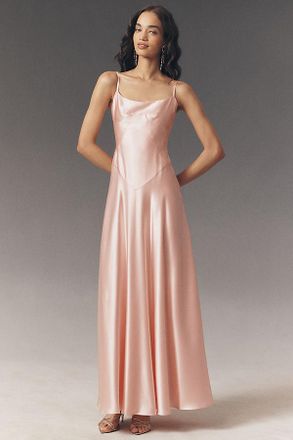 Mare Mare Emmy Satin Corset Maxi Dress