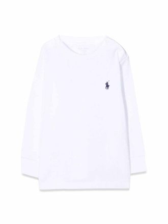 Polo Ralph Lauren Logo-Embroidered Cotton T-Shirt - White