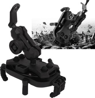 OEM Apto Para Soporte De Tel&eacute;fono De Motocicleta Y Cargador Inal&aacute;mbrico De 15 W, Resistente Al Agua, 7,8-9 Cm