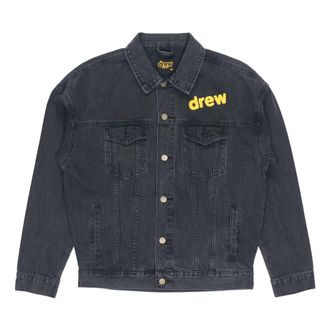 Drew House Chenille Mascot Patch Trucker Jacket Black DR-SS20-016