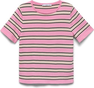 Mango Fine Knit Sweater in Pastel Pink at Nordstrom, Size X-Small