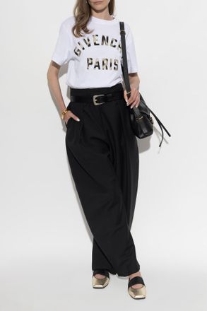 Givenchy T-shirt With Logo, Womens, White