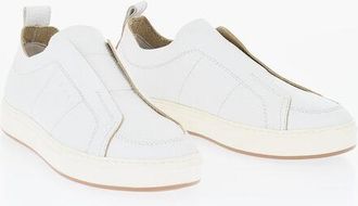 Hogan Hammered Leather Slip-On Sneakers size 38,5