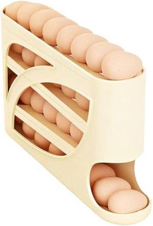 OEM Huevera Para Nevera, Cuatro Niveles, Capacidad Para Hasta 30 Huevos, 32 X 7 X 18 Cm