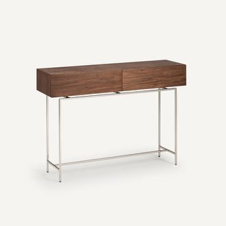 AM.PM Console in notenhout, 2 lades, Oreko