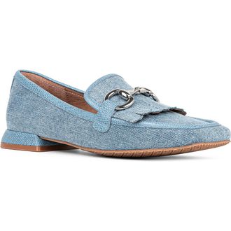 Donald J Pliner Saeli Kiltie Bit Loafer in Denim at Nordstrom Rack, Size 7.5