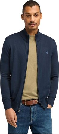 Timberland Zip-through - Heren - Vesten met rits - Blauw - 2XL - Hoodies & sweatvesten