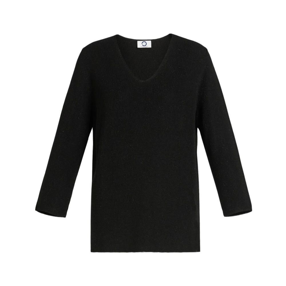 Pull Femme Marina Rinaldi - Manches Longues Avec Broderies Perles Florales - Taille M - Occasion Excellent état