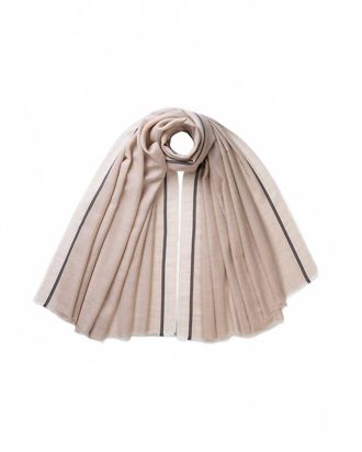 Johnstons of Elgin Womens Ives Scarf In Natural