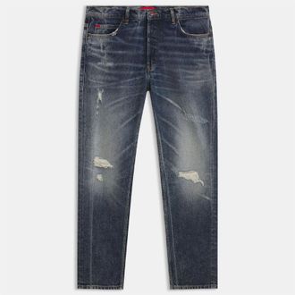 HUGO BOSS Hugo Mens 634 10276858 02 Straight Leg Jeans in Blue - Size 34W/32L