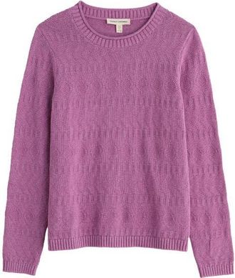 Seasalt Cornwall Kinter Organic Cotton Crewneck Sweater in Orchid at Nordstrom, Size 12 Us