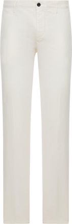 Incotex STRETCH COTTON AND LINEN BLEND TROUSERS - Incotex - Man