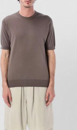 John Smedley sea island cotton short sleeve knit t shirt