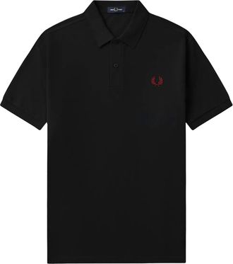 Fred Perry Polo in cotone con ricamo logo - Blu