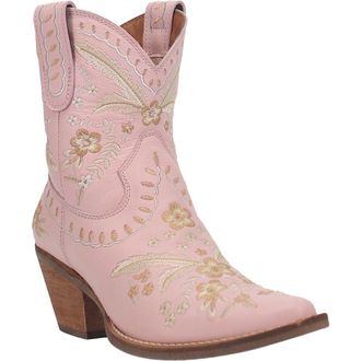 Dingo Primrose Western Boot in Pink at Nordstrom, Size 7.5