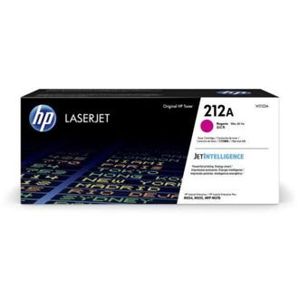 Braun Hewlett Packard - Cartucho De T&oacute;ner Hp 212a Magenta Original (w2123a) Para Hp Color Laserjet Enterprise M555 / M554 / M578